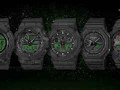 Casios G-Shock-Uhren in Schwarz und Elektrogrün