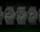 Casios G-Shock-Uhren in Schwarz und Elektrogrün