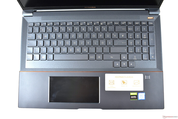 Tastaturbereich Asus ProArt StudioBook Pro X W730G5T