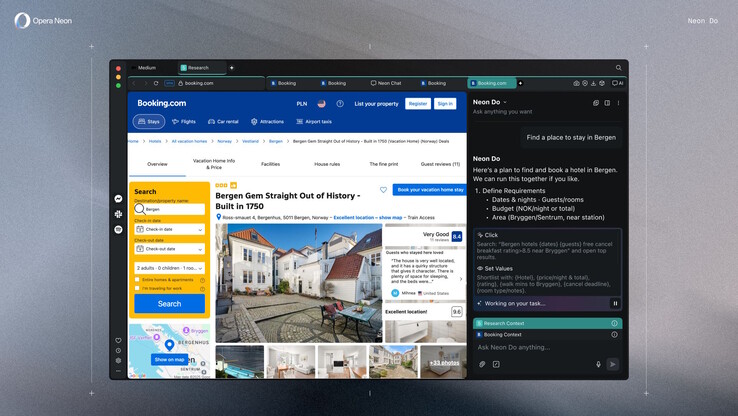 Eine Reise soll sich buchen lassen (Bildquelle: Opera)