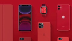 Ein Teil der Profite, die Apple mit dem Verkauf roter Produkte erzielt, kommt der Bekämpfung der Pandemie zugute. (Bild: Apple)