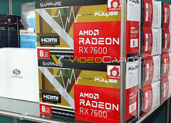 Die AMD Radeon RX 7600 bringt AMDs aktuelle RDNA 3-Architektur in Kürze in die Mittelklasse. (Bild: VideoCardz)