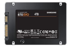 Cyberport bietet die 4TB-Version der 870 Evo SSD zum bisher niedrigsten Deal-Preis an (Bild: Samsung)
