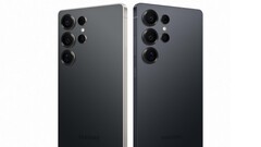Schwarzes (links) und Samsung-exklusives Jetblack Galaxy S25 Ultra nebeneinander. Beim Galaxy S26 Ultra soll offenbar die komplett schwarze Version zum Standard werden. (Bildquelle: Samsung)