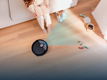 Navigiert wird per Laser (Bildquelle: Cecotec)