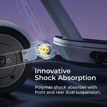 Eine Federung wird unterstützt