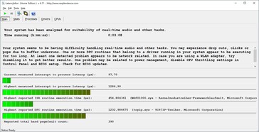 LatencyMon Übersicht