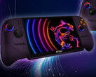 Das MSI Claw 8 EX AI+ mit dem gerüchteweise angekündigten Void Purple-Finish.