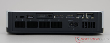 Minisforum AI X1 Pro - Anschlüsse an der Rückseite