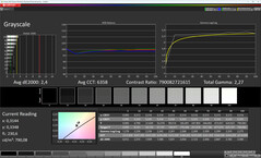 Graustufen (Farben: Normal, Farbtemperatur: Standard, Zielfarbraum: sRGB)