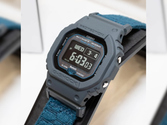 Nahaufnahme von Gehäuse und Armband der Casio G-Shock GW-BX5600CBG-2
