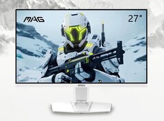 Der neueste Gaming-Monitor von MSI setzt auf ein gänzlich weißes Gehäuse. (Bild: MSI)
