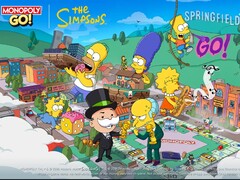 Das offizielle Werbebild zum Monopoly GO The Simpsons-Event