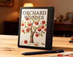 Der Musnap Ocean C E-Reader setzt auf einen breiten Handgriff mit Knöpfen zum Umblättern.