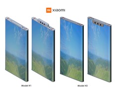 Mit Popup-Kamera an der Oberseite oder doch mit Notch? Zwei Designs könnte Xiaomi für ein Mi Mix Alpha 2 in Betracht ziehen.