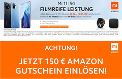 Wer das Xiaomi Mi 11 bei Amazon bestellt, bekommt rechnerisch über 300 Euro Rabatt. (Bild: Amazon)