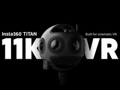 Profi-VR-Kamera für 11K-Videos: Insta360 Titan 360 Grad Profi-VR-Kamera nutzt 8 MFT-Sensoren.