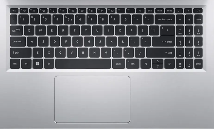 Die Tastatur des Acer Aspire 3 könnte für Menschen mit großen Fingern eine Herausforderung darstellen