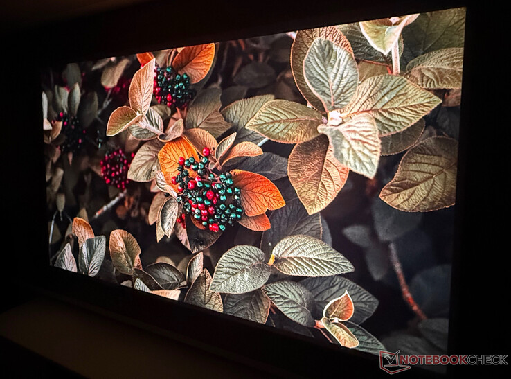 Dangbei MP1 Max Bildqualität im abgedunkelten Raum