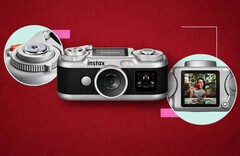 Die Digitalkamera Fujifilm Instax Pal 2 verfügt über physische Bedienelemente und ein Retro-Design.