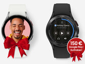Die Samsung Galaxy Watch4 gibt es mit 150 Euro Guthaben für den Google Play Store dank Aktion derzeit rechnerisch besonders günstig. (Bild: Samsung)