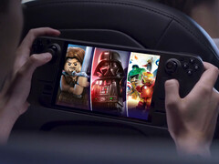 Das LEGO Worlds Collide Bundle läuft bald aus. Abgebildet: Steam Deck mit dem Titelbild des Bundles. (Bildquelle: Valve und Humble Bundle - bearbeitet) Deck mit dem Titelbild des Pakets. (Bildquelle: Valve und Humble Bundle - bearbeitet)