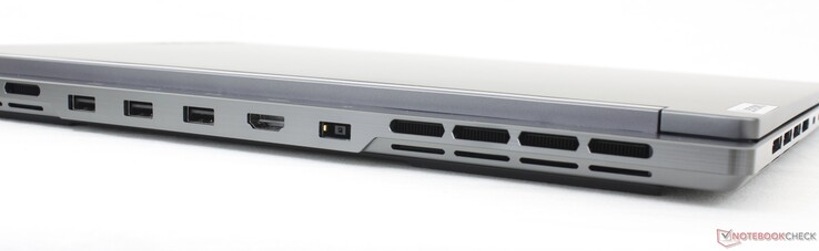 Hinten: 3x USB-A 3.2 Gen 2, HDMI 2.1, Netzanschluss