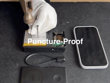 Die eigentlichen Speicherzellen sollen unter typischen Bedingungen und selbst untypischen Schäden nicht exotherm mit Luft reagieren (Bildquelle: ssbpower)