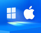 Apple hat offenbar eine iCloud-Version für Windows 11 am Start. (Bild: Microsoft / Apple, bearbeitet)