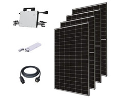 Balkonkraftwerk mit bifazialen Solarmodulen für mehr Strom (Bild: Ja Solar, Hoymiles, DealClub)