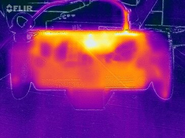 Oberflächentemperatur Gaming (Rückseite)