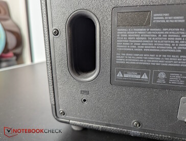 Das relativ unscheinbare Bass-Reflex-System