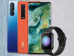 Hammer-Bundle: Oppo Watch gratis mit Find X2 Pro oder Find X2 Neo.