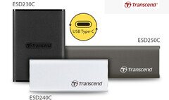 Transcend stellt externe SSDs ESD230C, ESD240C und ESD250C vor.