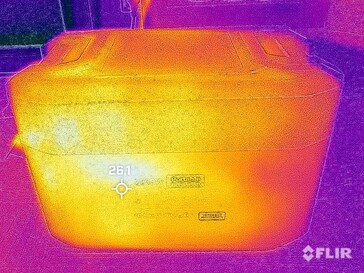 ...aber auch hier sorgen laute Lüfter für gute Kühlung.