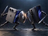 Das neue faltbare Smartphone von Apple stellt bereits eine starke Konkurrenz für Samsung dar.