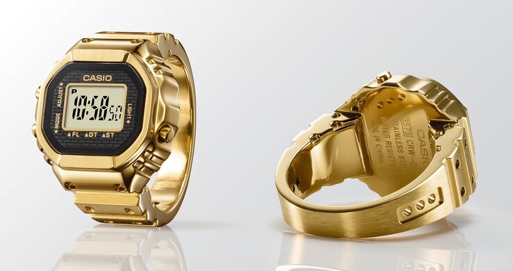 Die Casio Ring Watch CRW-001 verzichtet auf Sensoren.