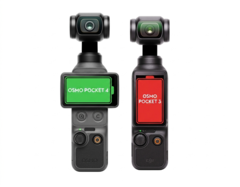 Osmo Pocket 4 (left) shows significantly longer running times than Osmo Pocket 3 (right).