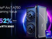 Die Intel Arc A750 soll vor allem durch ein gutes Preis-Leistungs-Verhältnis überzeugen. (Bild: Intel)