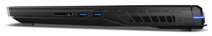 Rechte Seite: Speicherkartenleser (SD), 2x USB 3.2 Gen 1 (USB-A)