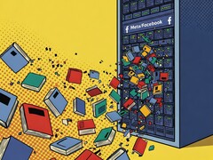 Trainierte Meta seine KI mit raubkopierten Büchern? (Bildquelle Imagen3)