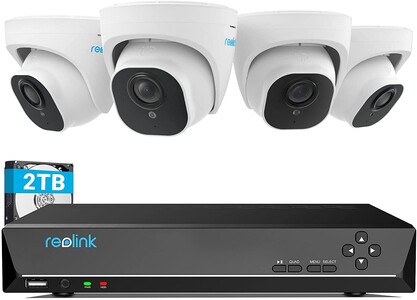 Reolink 4K Überwachungskamera Aussen Set, 8 Kanal Videoüberwachung mit 4x 8 MP: 440,99 Euro