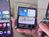 Ein funktionsfähiges Galaxy Z Flip 7 ist der Star eines geleakten Hands-On-Videos, das recht rasch von der Quelle gelöscht wurde. (Bildquelle: @andrei_eclynoh)