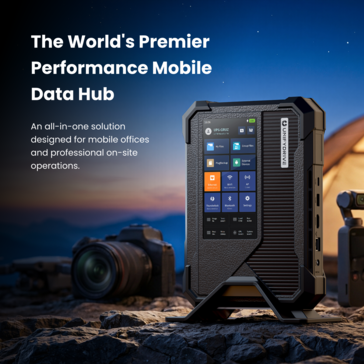 Mit dem Touchscreen lässt sich die Sicherung mit nur einem Klick starten (Bildquelle: UnifyDrive)