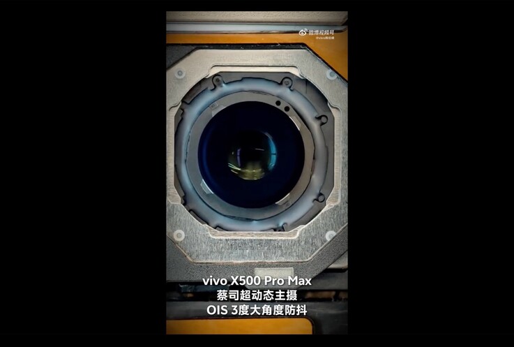Das Vivo X500 Pro Max bietet eine Drei-Achsen-Bildstabilisierung.