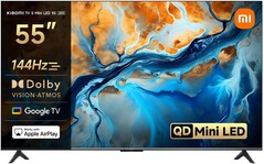 Der 55 Zoll Xiaomi TV S Mini-LED-Fernseher kostet keine 400 Euro, wird aber trotzdem relativ hell und arbeitet mit 144Hz