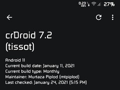 Android 11 (via crDroid 7.2) auf dem Xiaomi Mi A1