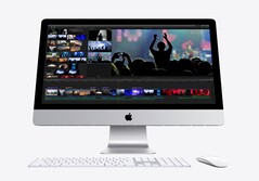 Der Apple iMac der nächsten Generation soll endlich ein moderneres Design mit schlankeren Bildschirmrändern erhalten. (Bild: Apple)