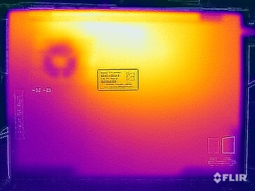 Oberflächentemperaturen Stresstest (Unterseite)