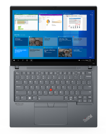 Lenovo Laptop X13 Gen 2: Blick auf die Tastatur